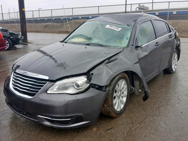 1C3CCBBB7EN183801 - 2014 CHRYSLER 200 TOURIN GRAY photo 2