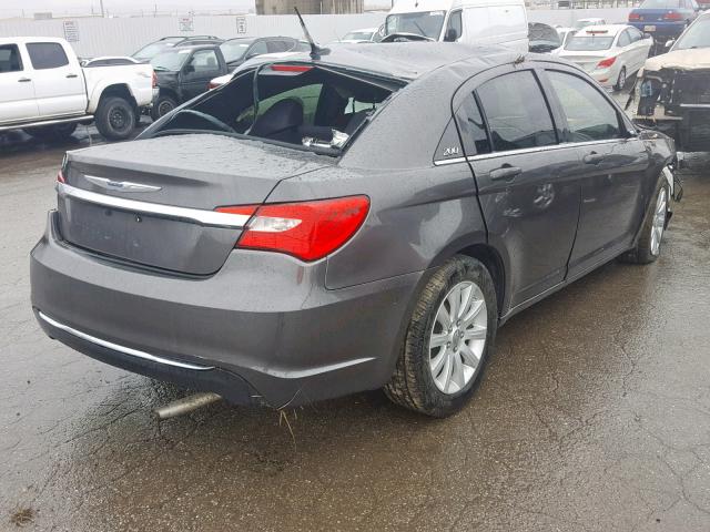 1C3CCBBB7EN183801 - 2014 CHRYSLER 200 TOURIN GRAY photo 4