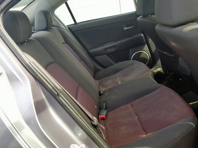 JM1BK123941122257 - 2004 MAZDA 3 S GRAY photo 6