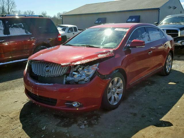 1G4GD5E3XCF352468 - 2012 BUICK LACROSSE P RED photo 2