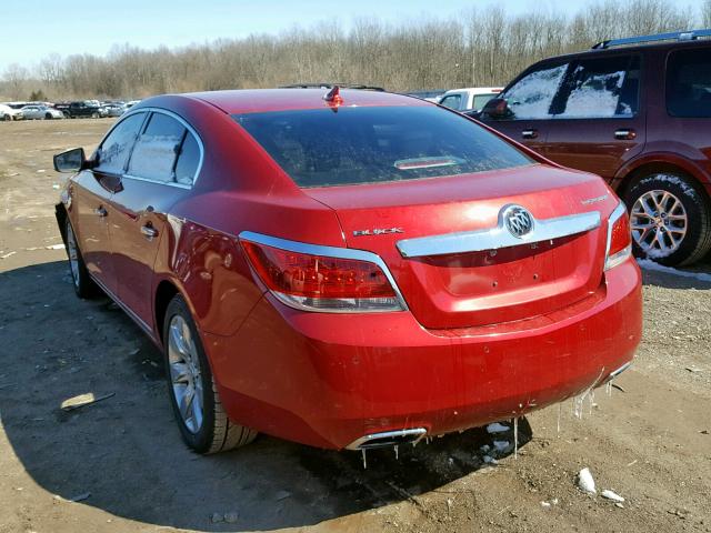 1G4GD5E3XCF352468 - 2012 BUICK LACROSSE P RED photo 3