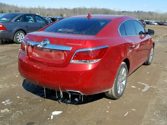 1G4GD5E3XCF352468 - 2012 BUICK LACROSSE P RED photo 4