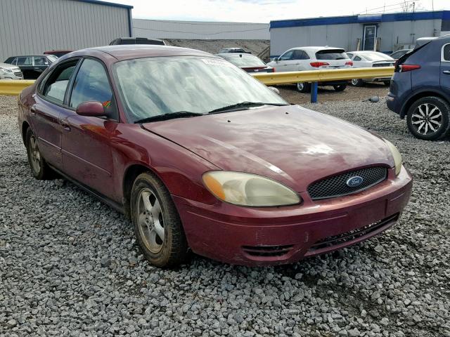 1FAFP53U84A122225 - 2004 FORD TAURUS SE RED photo 1