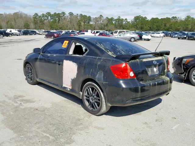 JTKDE177160108754 - 2006 TOYOTA SCION TC შავი ფოტო 3