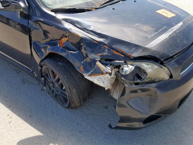 JTKDE177160108754 - 2006 TOYOTA SCION TC შავი ფოტო 9