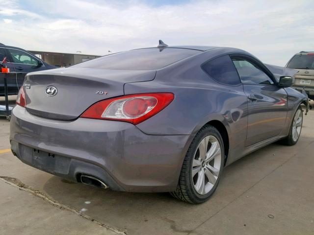 KMHHT6KD2BU043968 - 2011 HYUNDAI GENESIS CO CHARCOAL photo 4