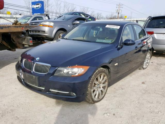 WBAVD53548A285495 - 2008 BMW 335 XI BLUE photo 2