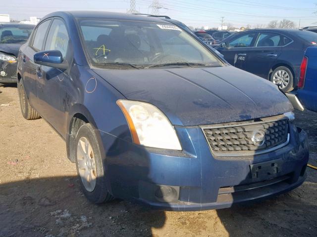 3N1AB61EX7L649624 - 2007 NISSAN SENTRA BLUE photo 1