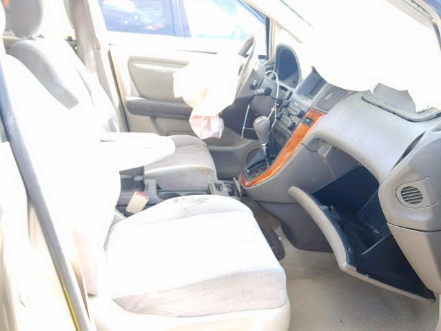 JTJGF10U410091407 - 2001 LEXUS RX 300 TAN photo 5