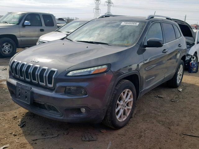 1C4PJMCS6FW557307 - 2015 JEEP CHEROKEE L GRAY photo 2