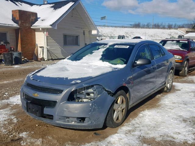 1G1ZG57B08F194148 - 2008 CHEVROLET MALIBU LS BLUE photo 2