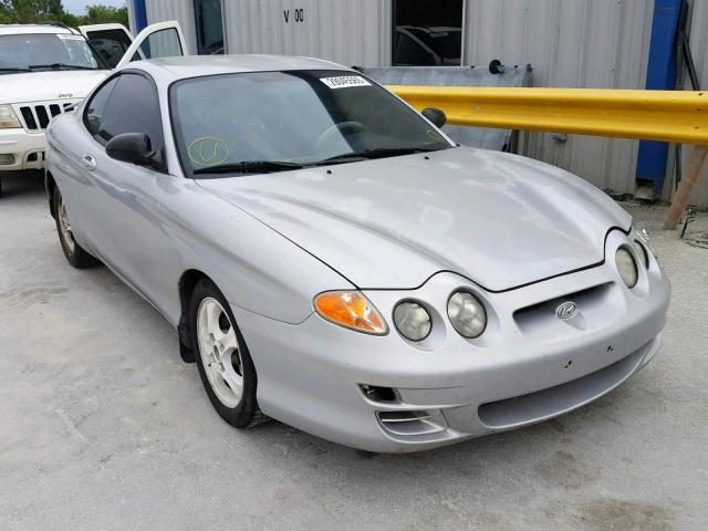 KMHJG25F3YU205580 - 2000 HYUNDAI TIBURON SILVER photo 1