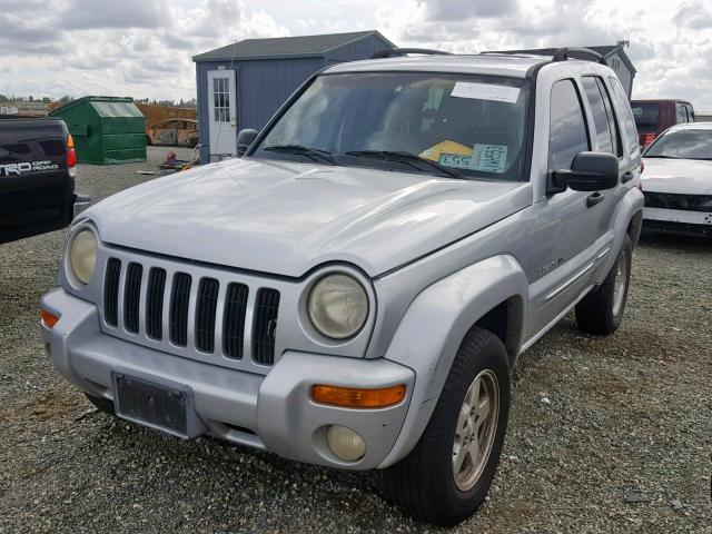 1J4GK58K72W228244 - 2002 JEEP LIBERTY LI SILVER photo 2