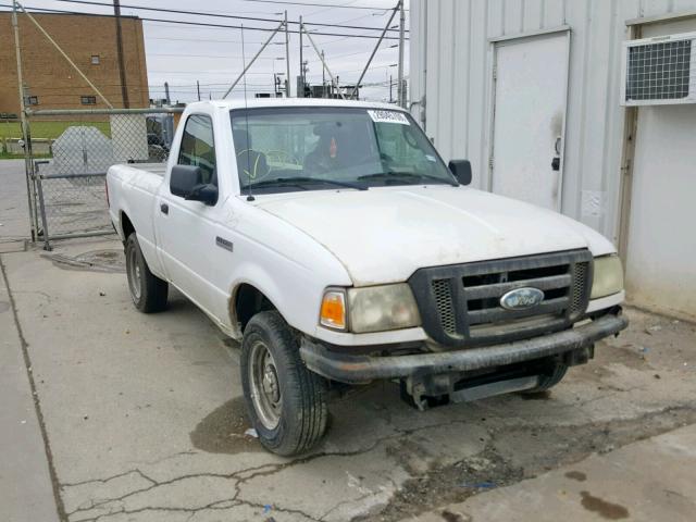 1FTYR10D56PA56260 - 2006 FORD RANGER WHITE photo 1