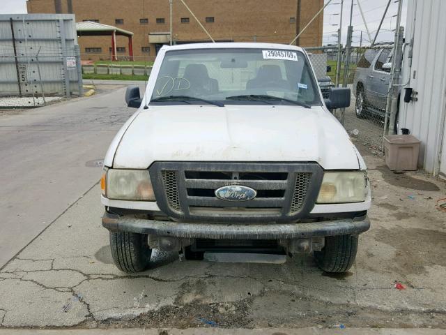 1FTYR10D56PA56260 - 2006 FORD RANGER WHITE photo 9