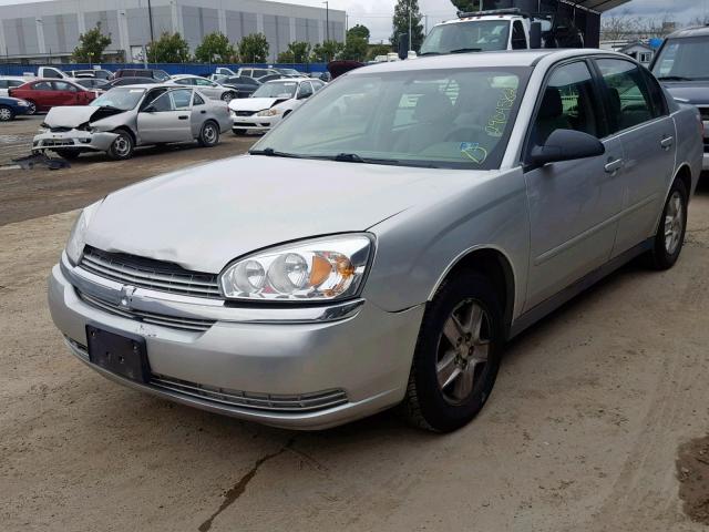 1G1ZT54815F158047 - 2005 CHEVROLET MALIBU LS SILVER photo 2