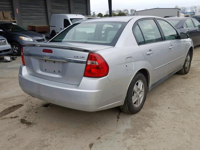 1G1ZT54815F158047 - 2005 CHEVROLET MALIBU LS SILVER photo 4