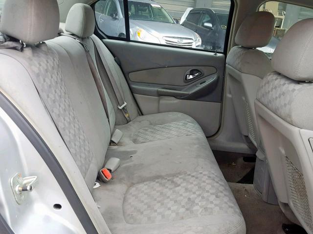 1G1ZT54815F158047 - 2005 CHEVROLET MALIBU LS SILVER photo 6