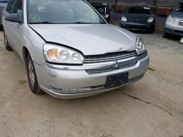 1G1ZT54815F158047 - 2005 CHEVROLET MALIBU LS SILVER photo 9