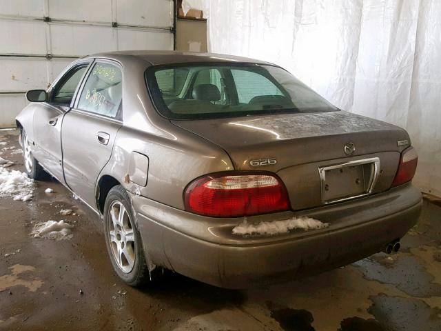 1YVGF22F725283314 - 2002 MAZDA 626 ES TAN photo 3