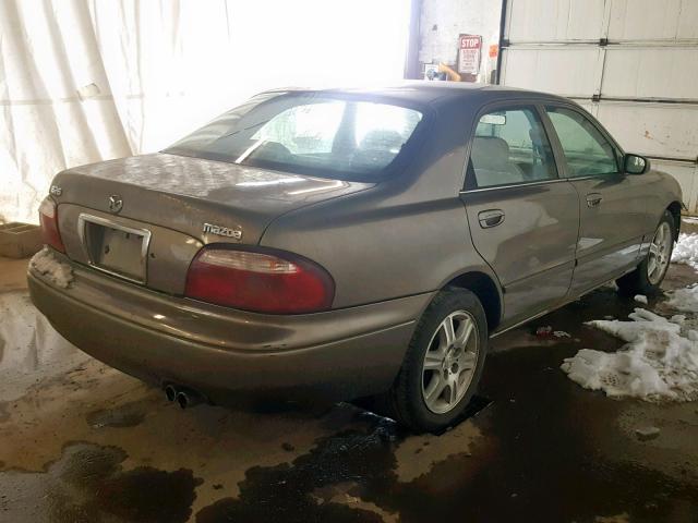 1YVGF22F725283314 - 2002 MAZDA 626 ES TAN photo 4