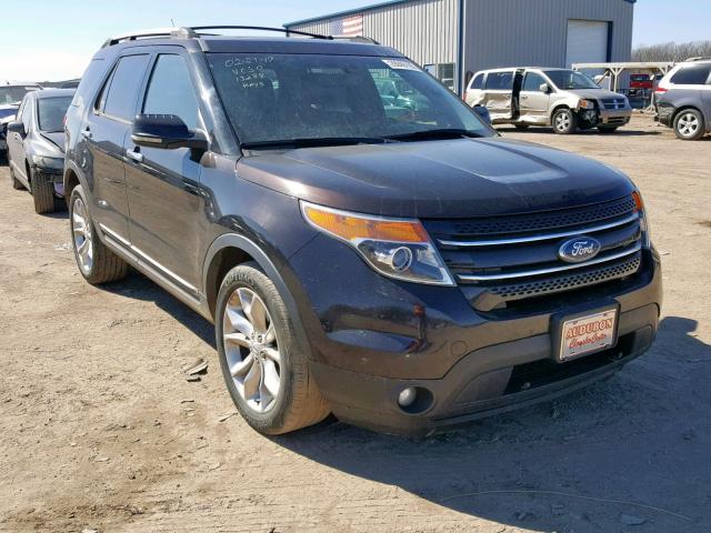 1FM5K8F86DGA44069 - 2013 FORD EXPLORER L BLACK photo 1