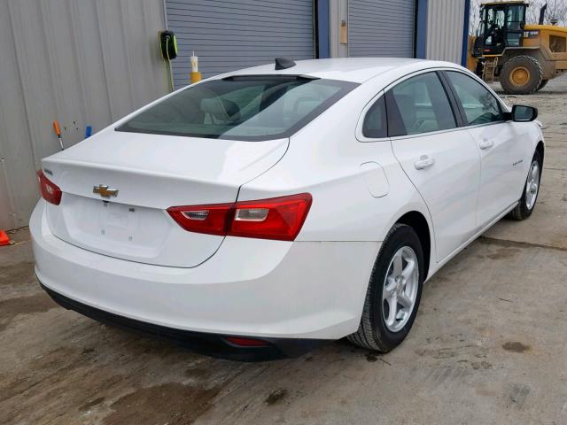 1G1ZB5ST4HF177206 - 2017 CHEVROLET MALIBU LS WHITE photo 4