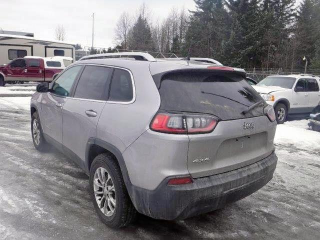 1C4PJMLB3KD181669 - 2019 JEEP CHEROKEE L GRAY photo 3