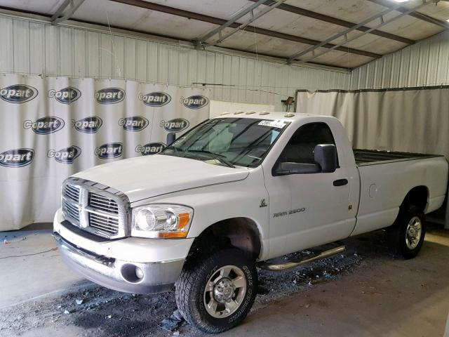 3D7KS26C66G211696 - 2006 DODGE RAM 2500 S თეთრი ფოტო 2