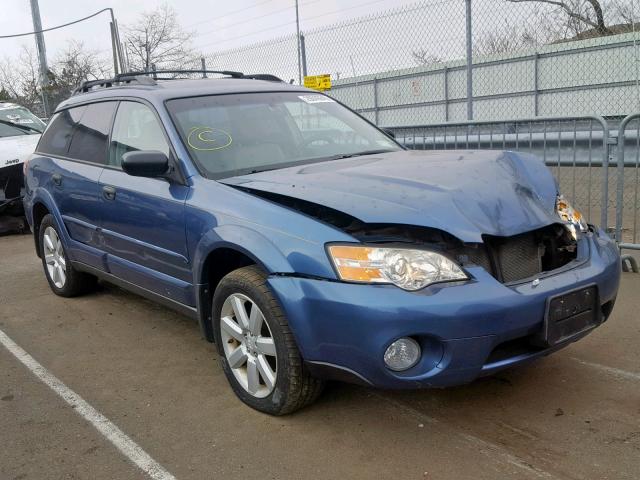 4S4BP61C177322952 - 2007 SUBARU LEGACY OUT BLUE photo 1