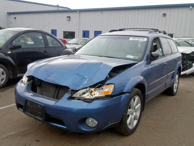 4S4BP61C177322952 - 2007 SUBARU LEGACY OUT BLUE photo 2