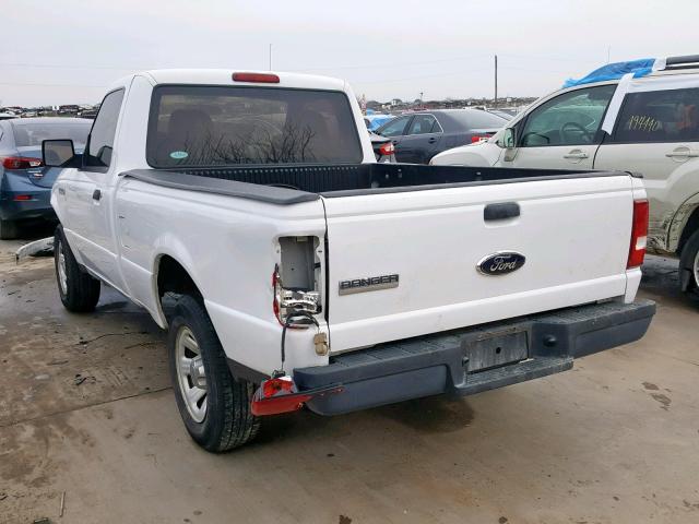 1FTYR10D58PB06691 - 2008 FORD RANGER WHITE photo 3