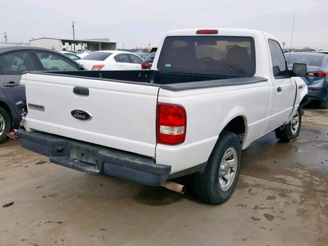 1FTYR10D58PB06691 - 2008 FORD RANGER WHITE photo 4