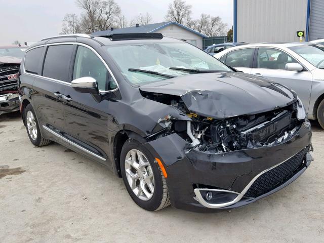 2C4RC1GG3JR272279 - 2018 CHRYSLER PACIFICA L BLACK photo 1