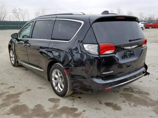 2C4RC1GG3JR272279 - 2018 CHRYSLER PACIFICA L BLACK photo 3