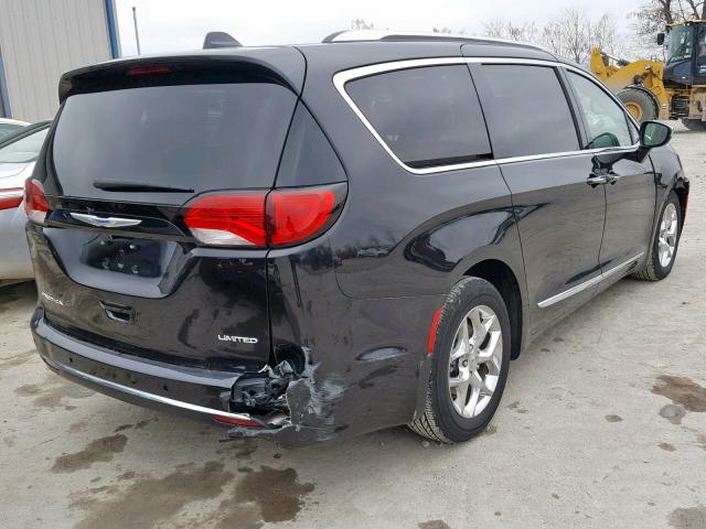 2C4RC1GG3JR272279 - 2018 CHRYSLER PACIFICA L BLACK photo 4