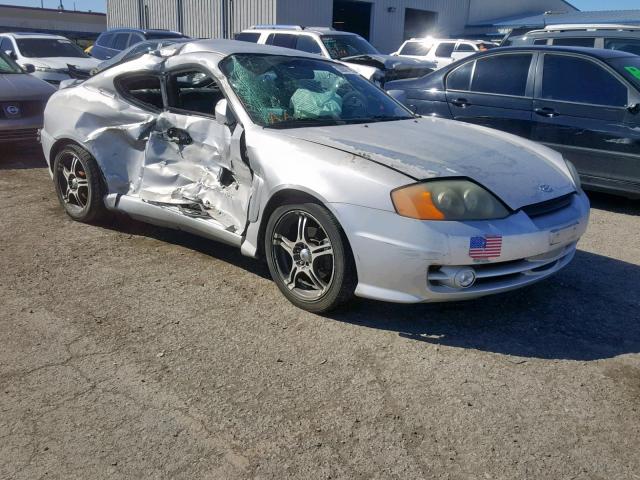 KMHHN65F43U074664 - 2003 HYUNDAI TIBURON GT SILVER photo 1