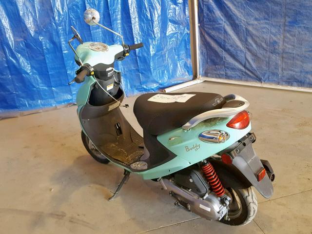 RFVPAP5A9E1114995 - 2014 GENUINE SCOOTER CO. BUDDY 50 GREEN photo 3