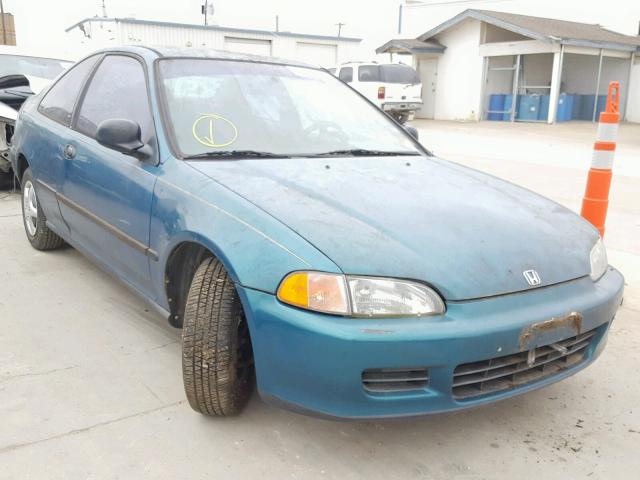 2HGEJ2223SH504555 - 1995 HONDA CIVIC DX GREEN photo 1