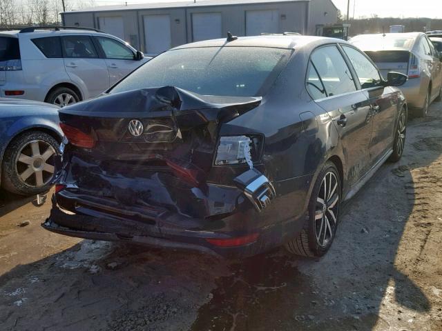 3VW4T7AJ3DM284619 - 2013 VOLKSWAGEN JETTA GLI BLACK photo 4