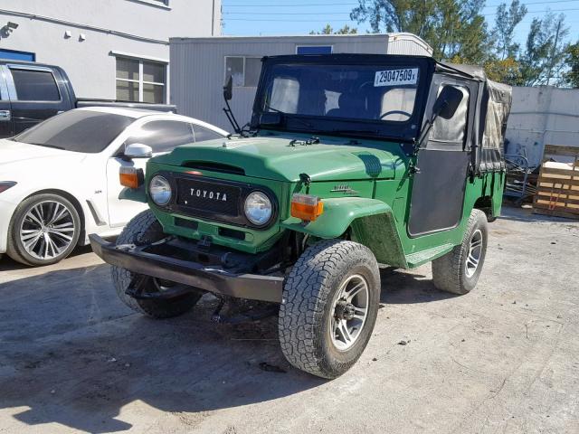 FJ4045878 - 1976 TOYOTA FJ40 GREEN photo 2