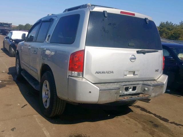 5N1AA08B36N712873 - 2006 NISSAN ARMADA SE SILVER photo 3