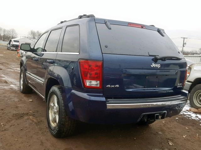 1J8HR58215C573371 - 2005 JEEP GRAND CHER BLUE photo 3