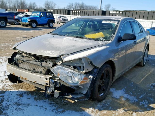 1G1ZA5EU4BF381650 - 2011 CHEVROLET MALIBU LS BEIGE photo 2
