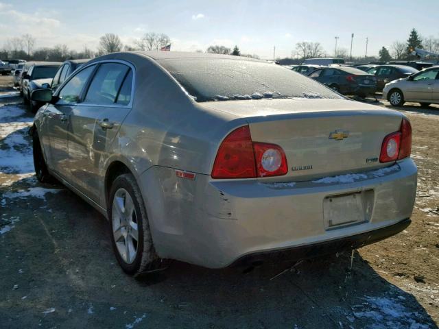 1G1ZA5EU4BF381650 - 2011 CHEVROLET MALIBU LS BEIGE photo 3