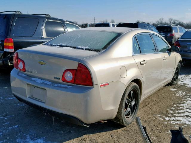 1G1ZA5EU4BF381650 - 2011 CHEVROLET MALIBU LS BEIGE photo 4
