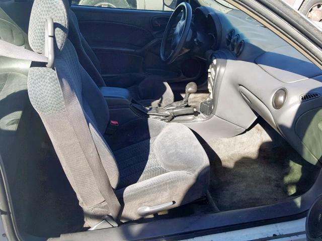 1G2NF12E21M543609 - 2001 PONTIAC GRAND AM S WHITE photo 5