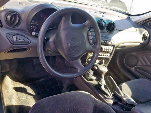 1G2NF12E21M543609 - 2001 PONTIAC GRAND AM S WHITE photo 9