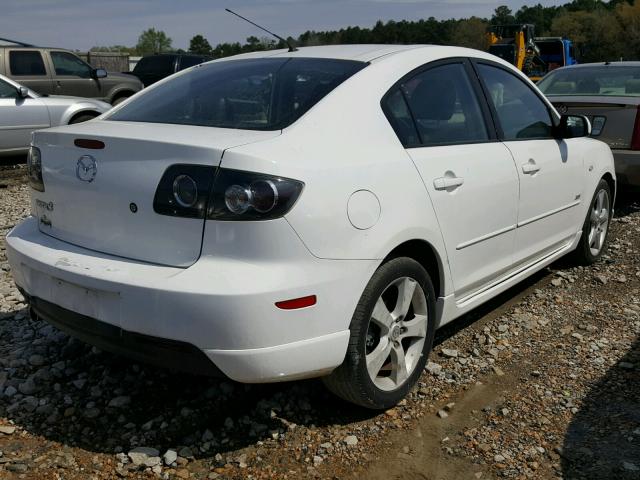 JM1BK323351256887 - 2005 MAZDA 3 S WHITE photo 4