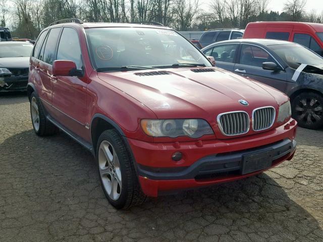 5UXFB93502LN79586 - 2002 BMW X5 4.6IS RED photo 1